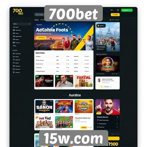 Novo design do site 700bet melhora experiência do usuário